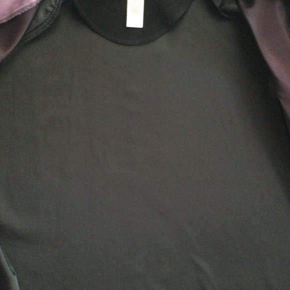 J M collection women's top long sleeve zipper up size 12 brown black jacket - Picture 5 of 8